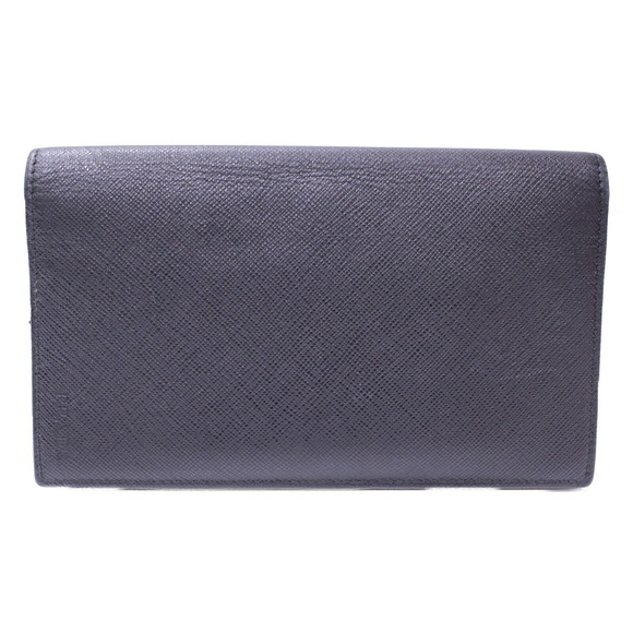 Prada Bifold Long Wallet Saffiano Leather Black - Picture 1 of 9